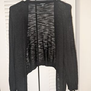 Torrid Black Thin Cardigan